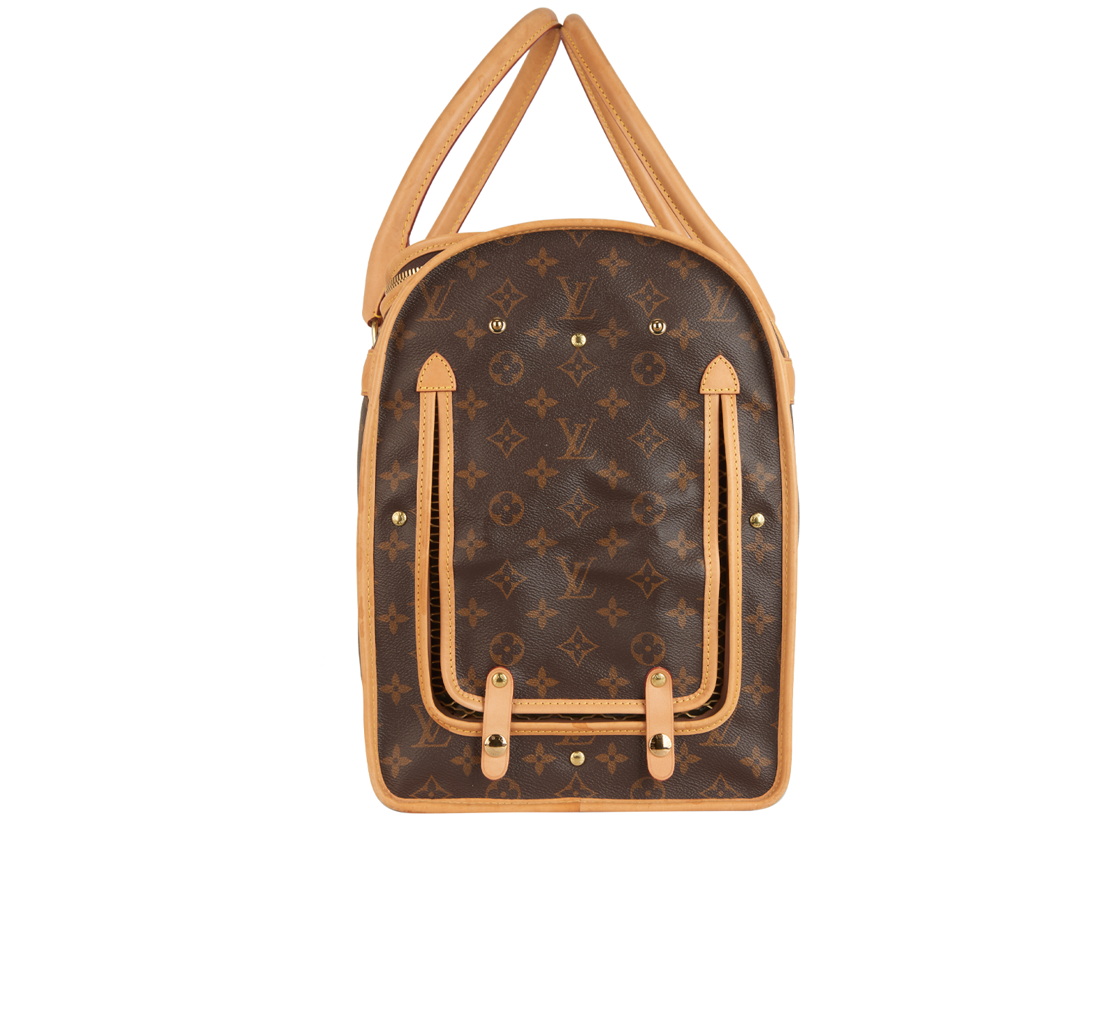 Dog Carrier 50, &pound;950, Handbags, Brown/Tan, Canvas/Leather, Bottom view